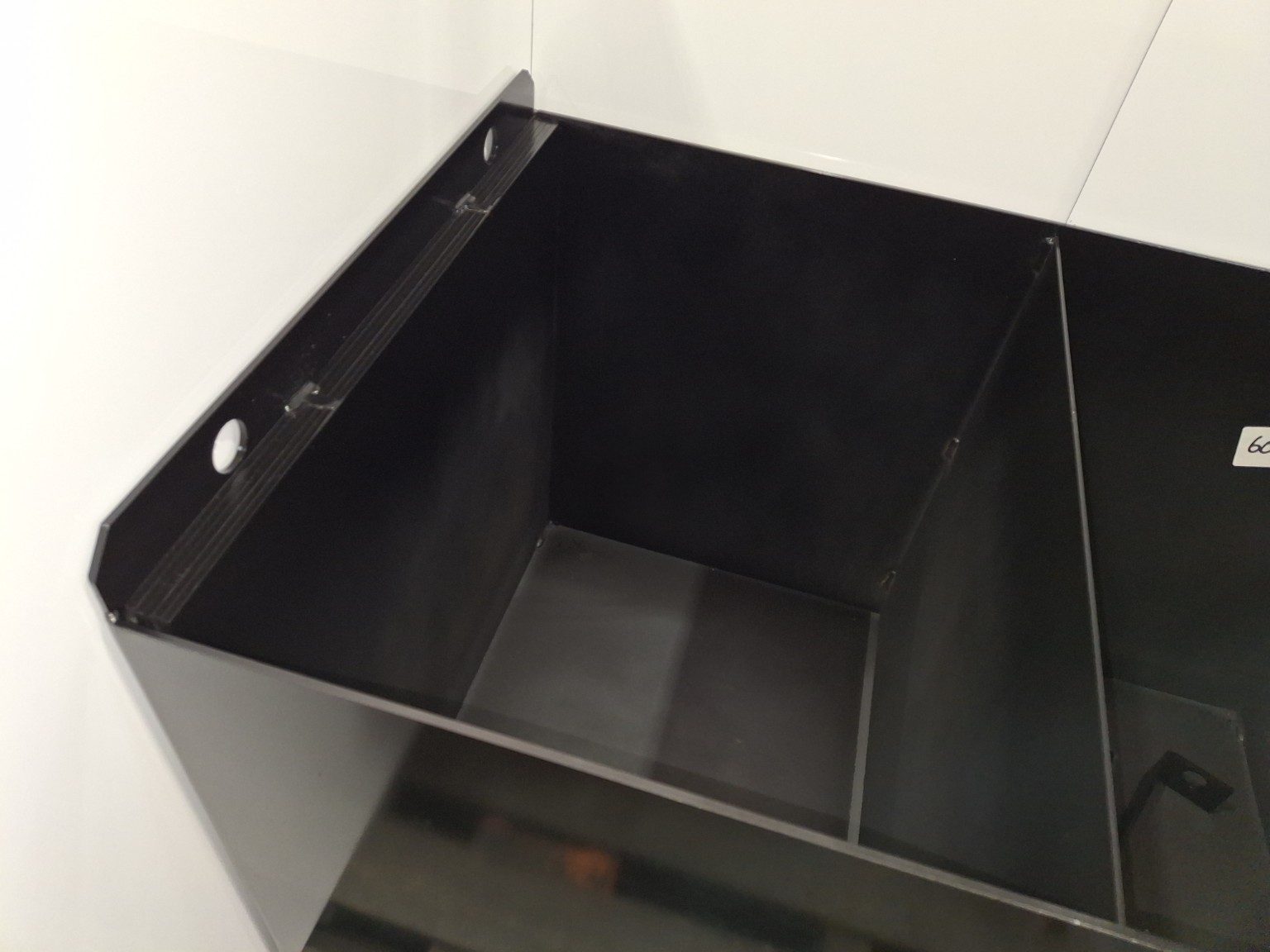 Inside finished tray with ballast at RnD Fabrications