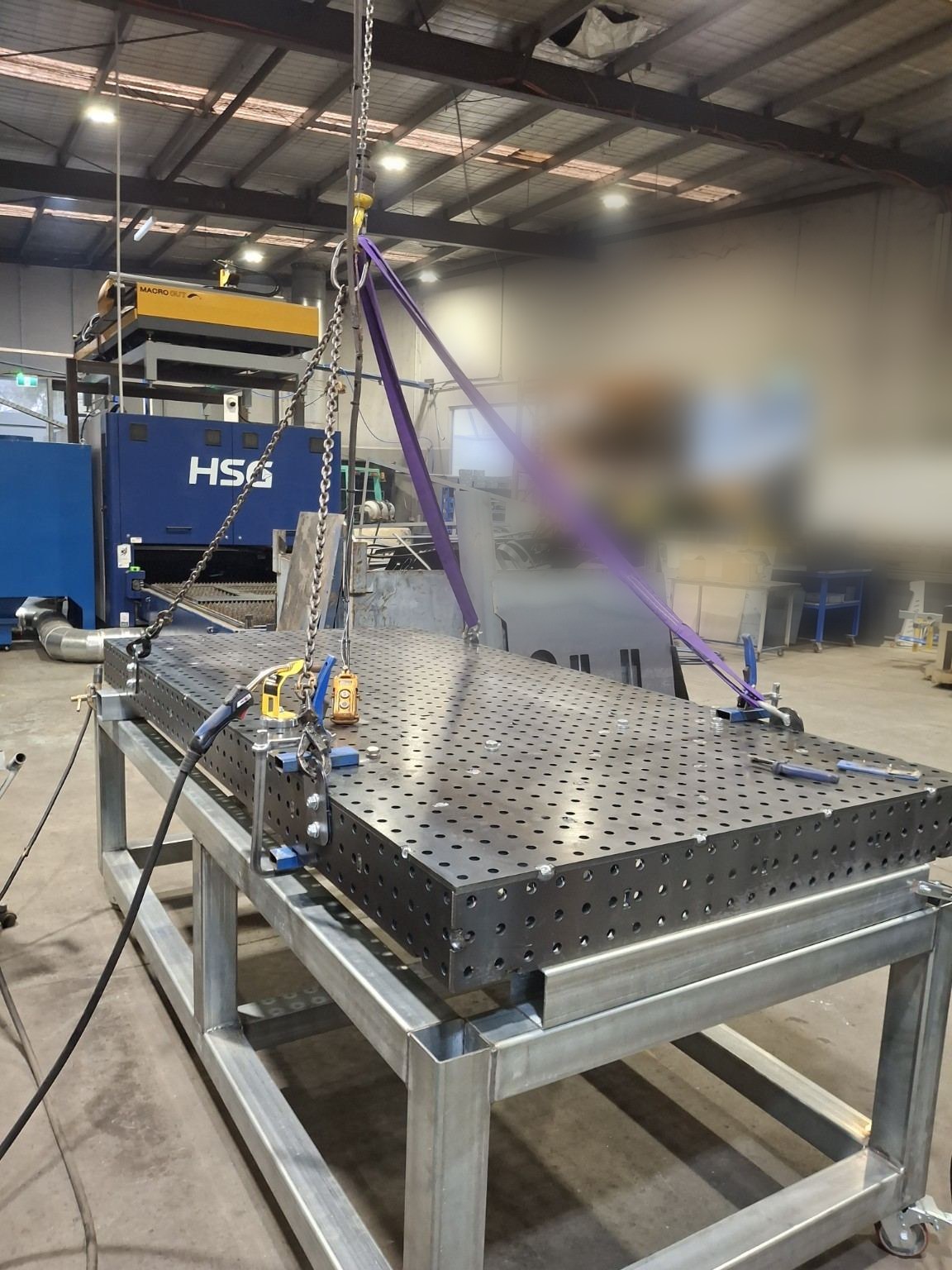 RnD Fabrications workshop with cleaned up background